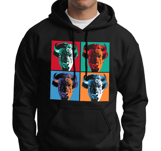 Sweatshirt Hoody, Black (50% cotton, 50% polyester)