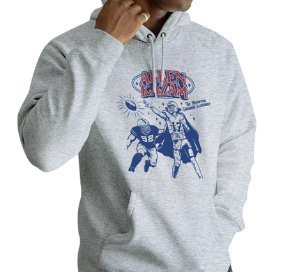 Sweatshirt Hoody, Ash (50% cotton, 50% polyester)