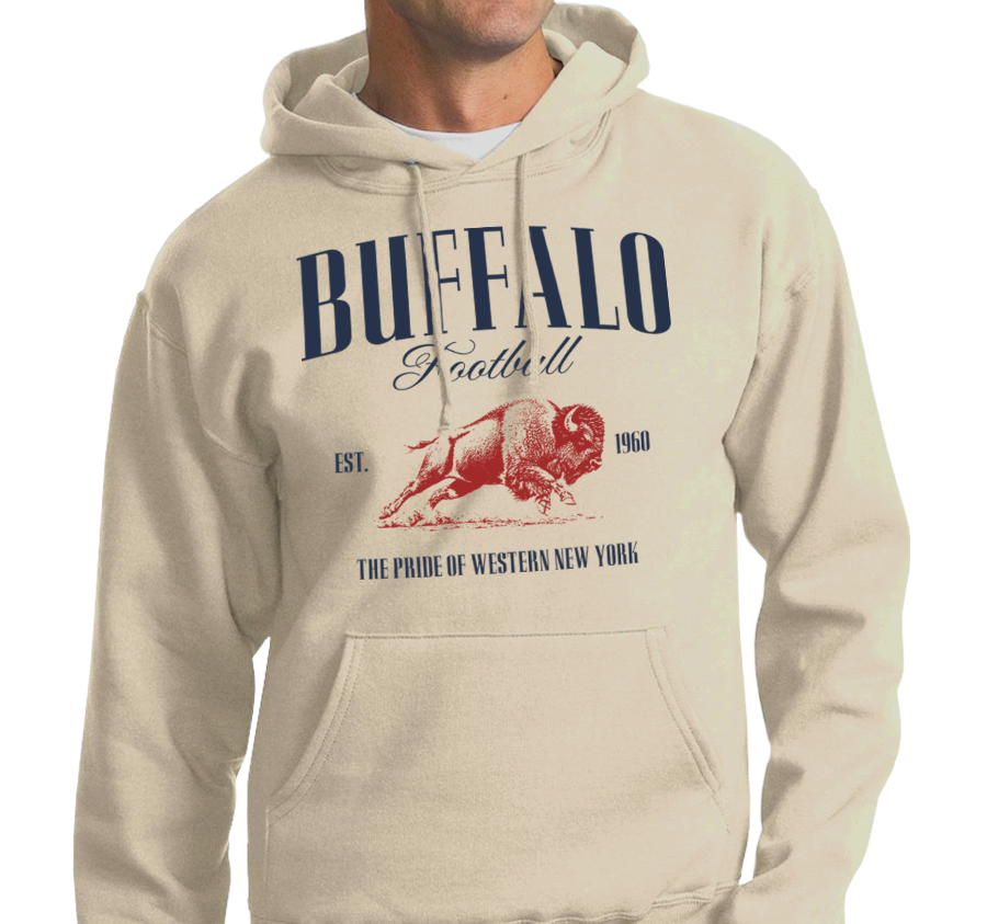 Sweatshirt Hoody, Sandstone (50% cotton, 50% polyester)