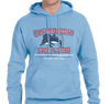 Sweatshirt Hoody, Light Blue (50% cotton, 50% polyester)