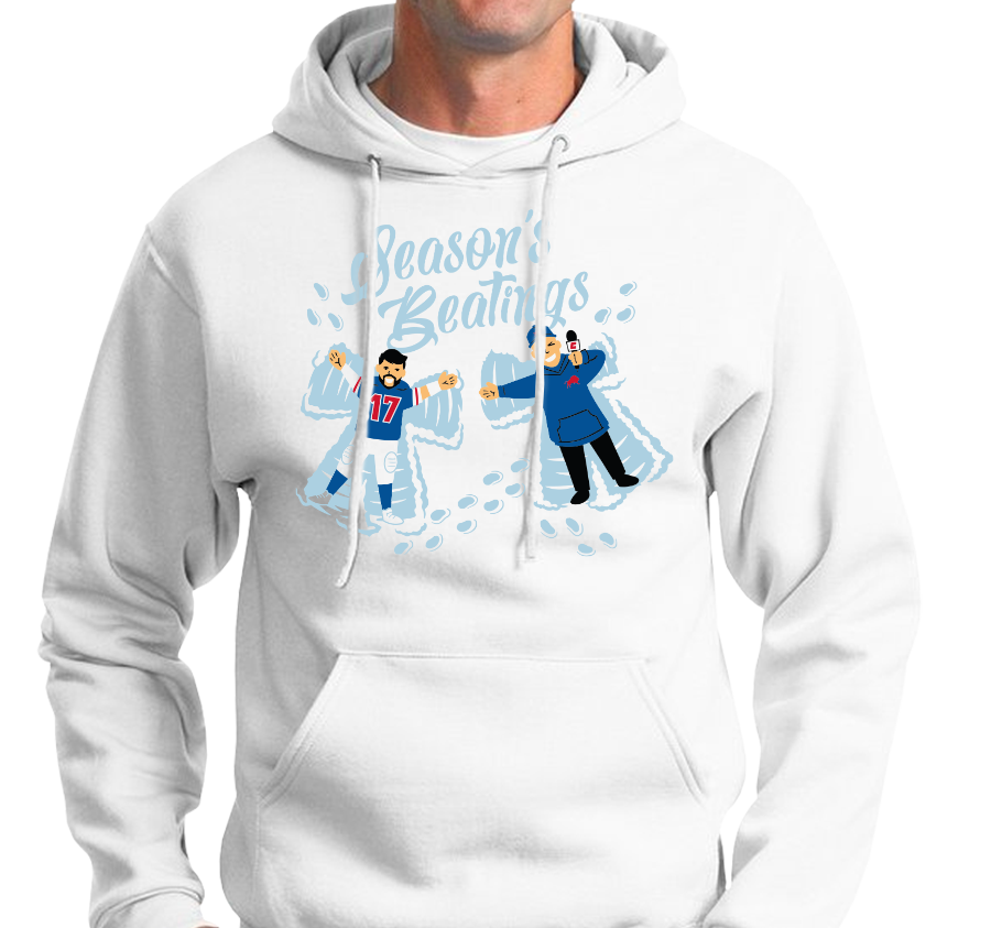 Sweatshirt Hoody, White (50% cotton, 50% polyester)