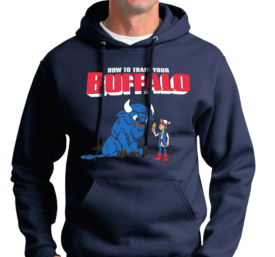 Sweatshirt Hoody, Heather Navy (50% cotton, 50% polyester)