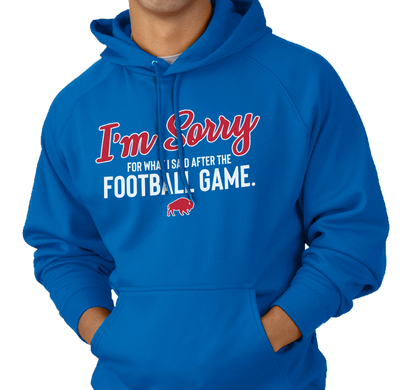 Sweatshirt Hoody, Royal (50% cotton, 50% polyester)