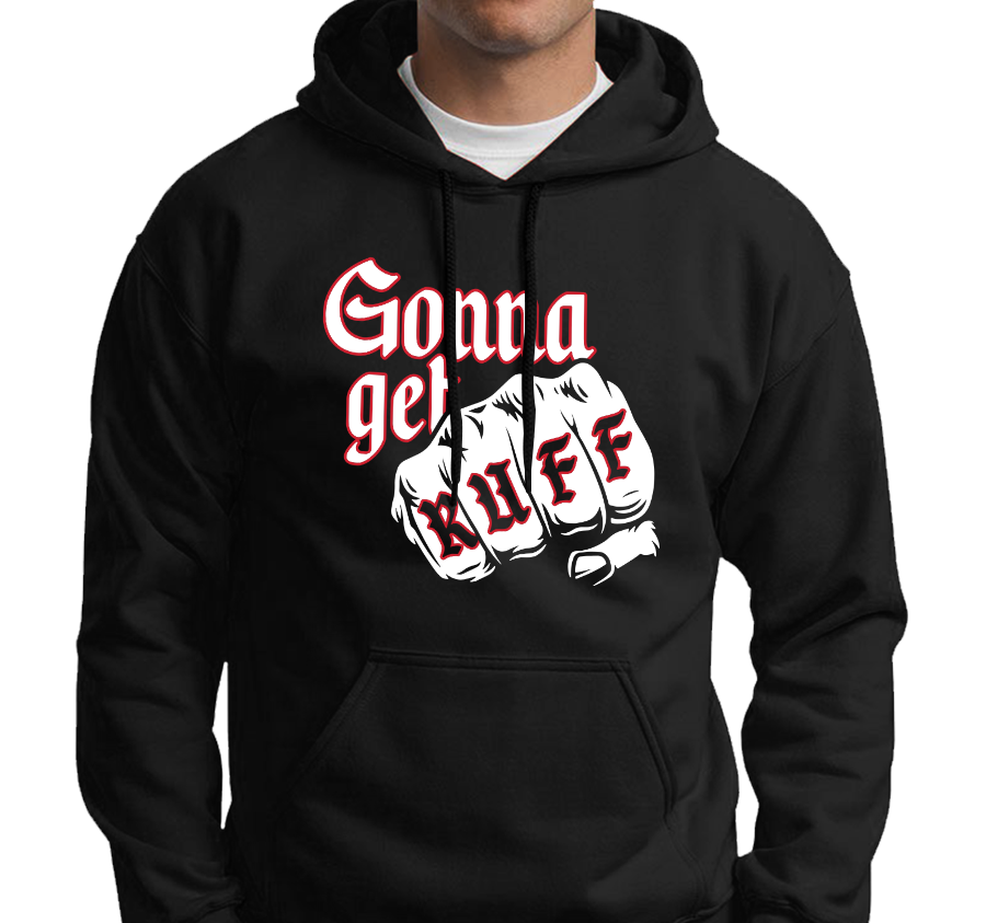 Sweatshirt Hoody, Black (50% cotton, 50% polyester)