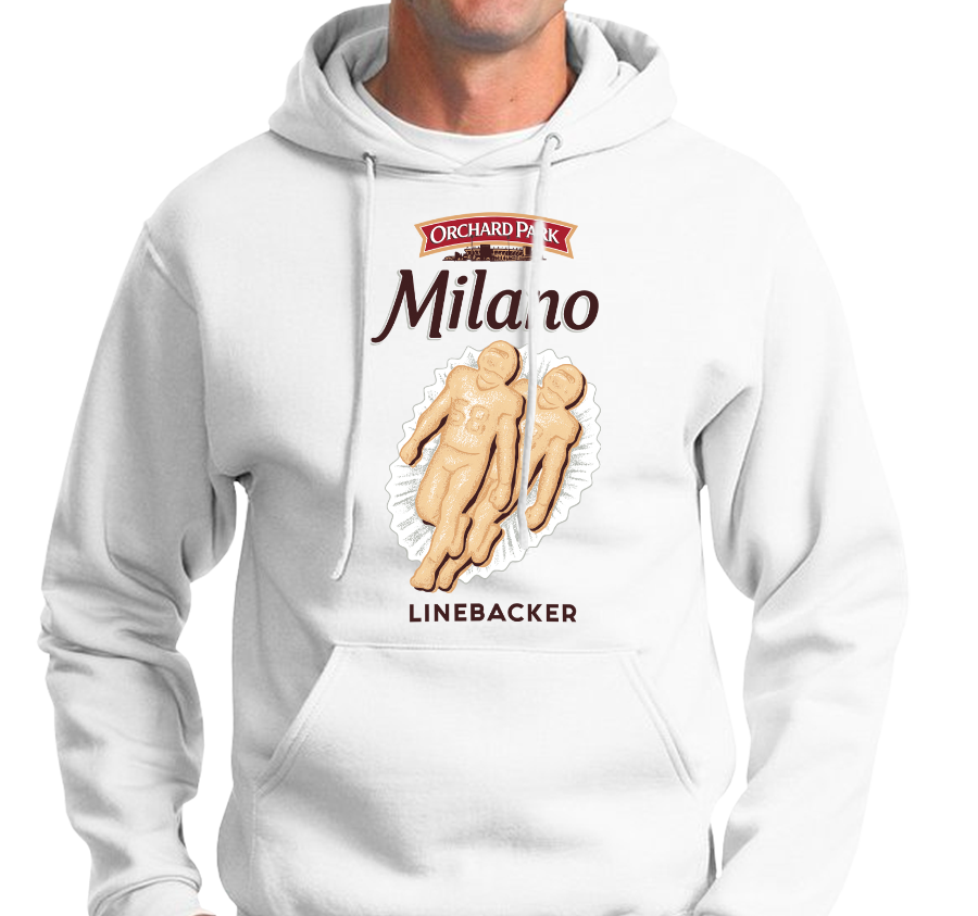 Sweatshirt Hoody, White (50% cotton, 50% polyester)