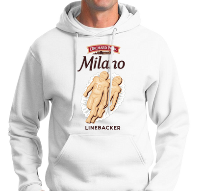 Sweatshirt Hoody, White (50% cotton, 50% polyester)