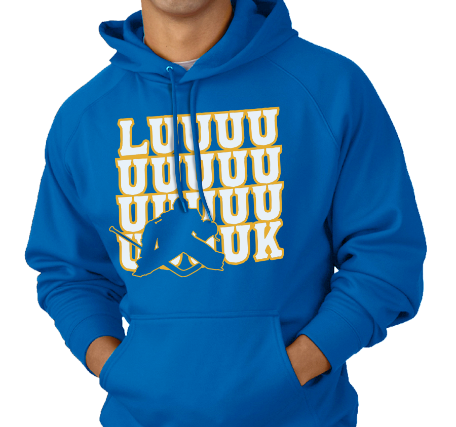 Sweatshirt Hoody, Royal (50% cotton, 50% polyester)