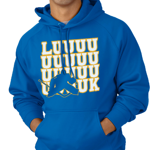 Sweatshirt Hoody, Royal (50% cotton, 50% polyester)