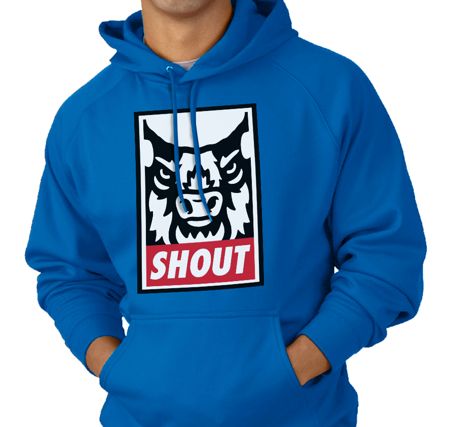 Sweatshirt Hoody, Royal Blue (50% cotton, 50% polyester)