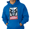 Sweatshirt Hoody, Royal Blue (50% cotton, 50% polyester)
