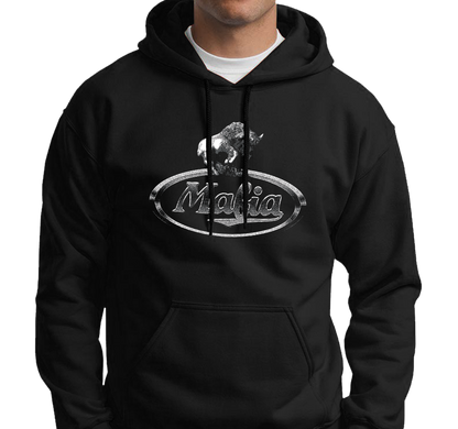 Sweatshirt Hoody, Black (50% cotton, 50% polyester)