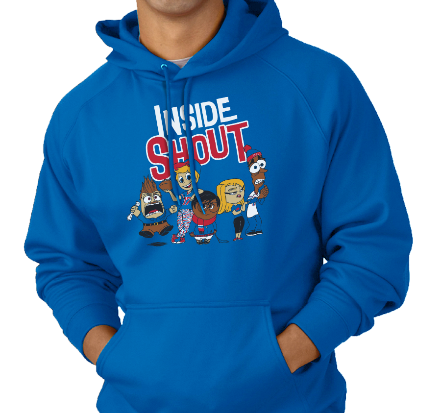 Sweatshirt Hoody, Royal (50% cotton, 50% polyester)