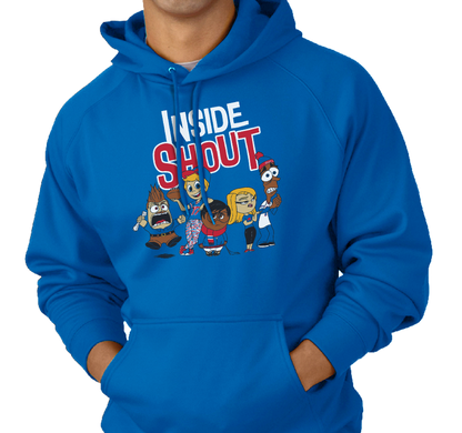 Sweatshirt Hoody, Royal (50% cotton, 50% polyester)