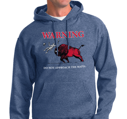 Sweatshirt Hoody, Heather Royal (50% cotton, 50% polyester)