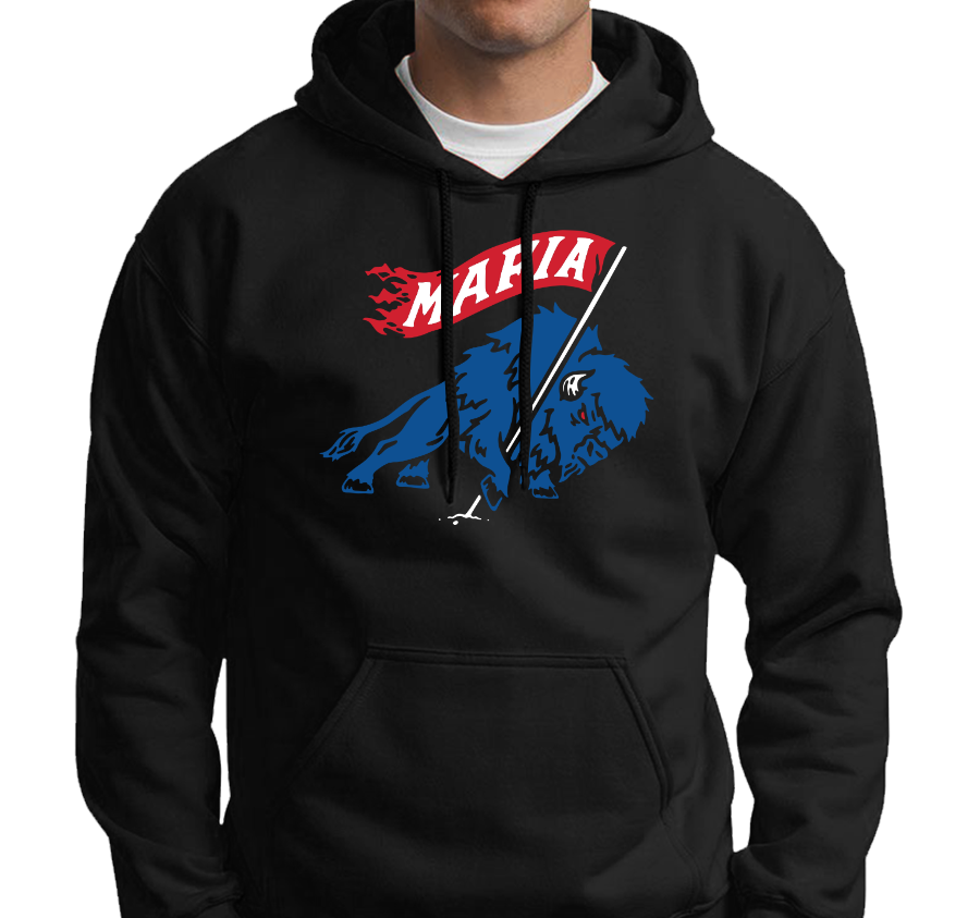 Sweatshirt Hoody, Black (50% cotton, 50% polyester)
