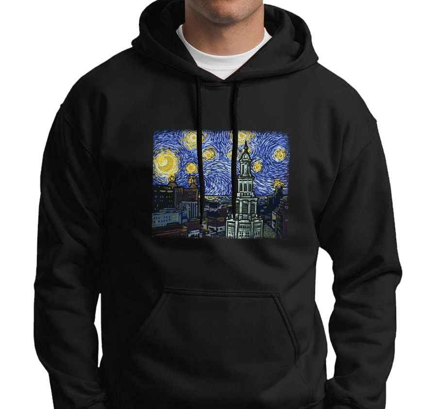 "Buffalo Night" Sweatshirt Hoody