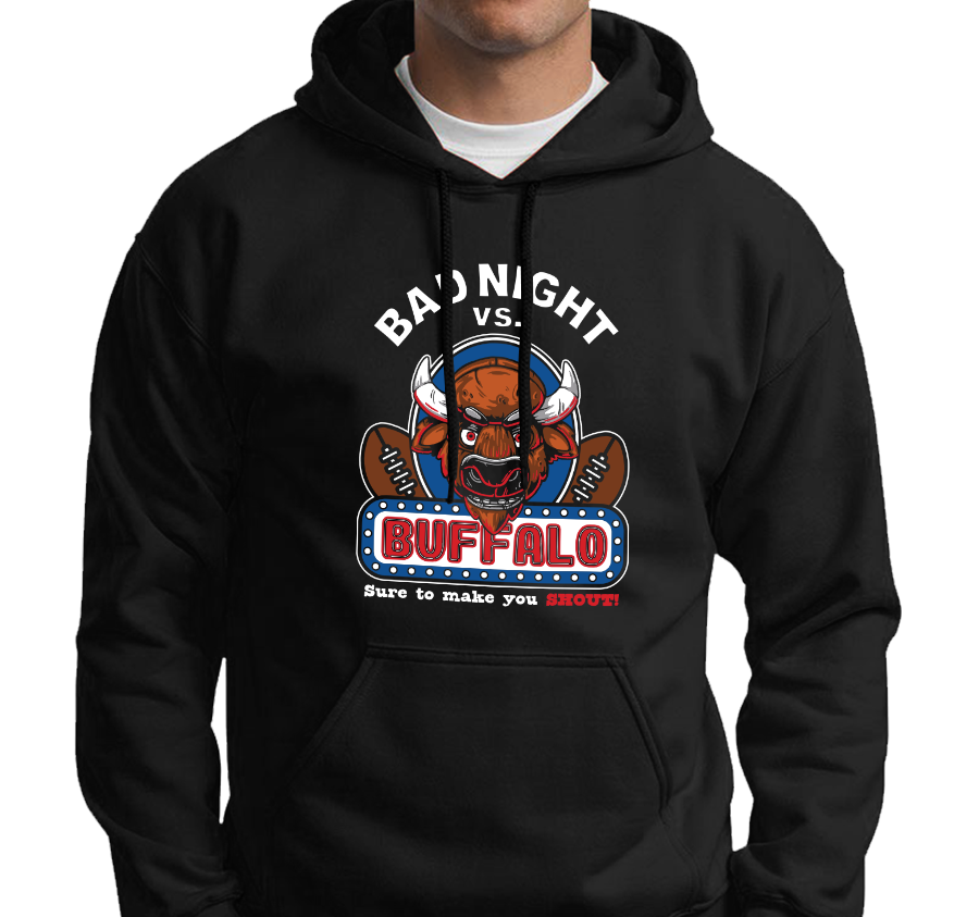 Sweatshirt Hoodie, Black (50% cotton, 50% polyester)