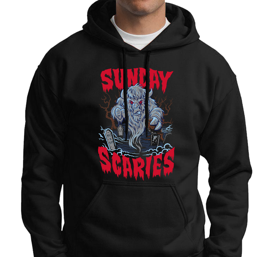 Sweatshirt Hoody, Black (50% cotton, 50% polyester)