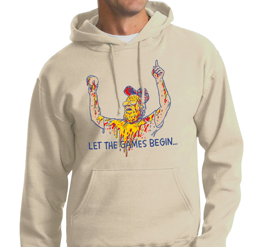 Sweatshirt Hoody, Sandstone (50% cotton, 50% polyester)
