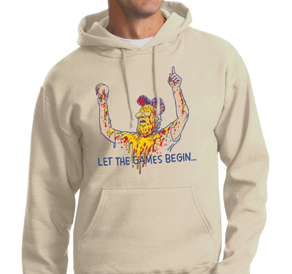 Sweatshirt Hoody, Sandstone (50% cotton, 50% polyester)
