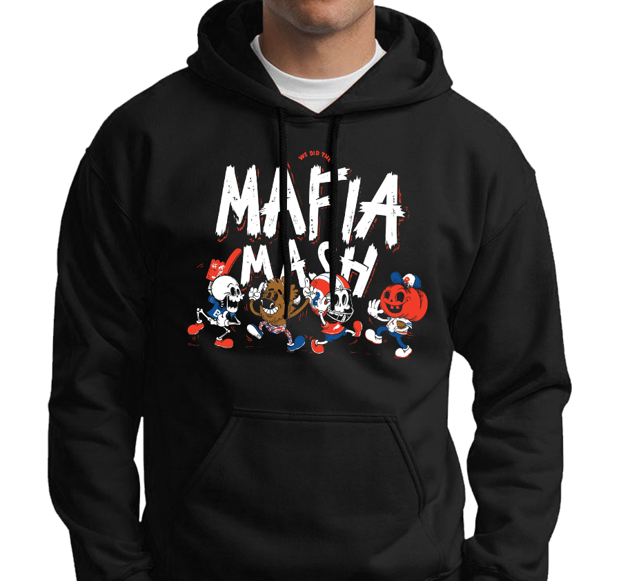 Sweatshirt Hoody, Black (50% cotton, 50% polyester)