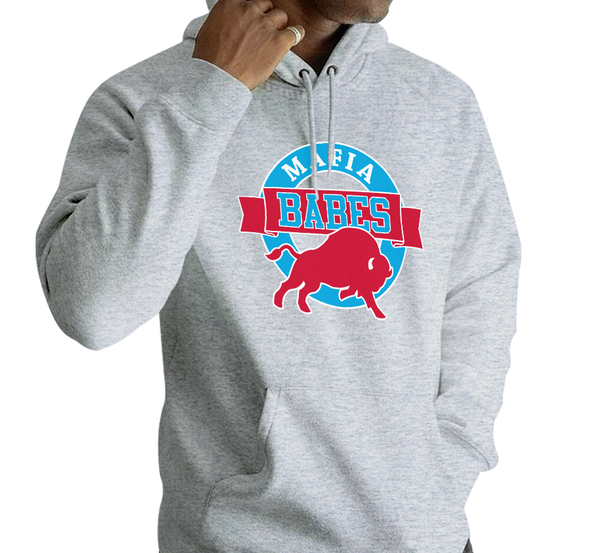 Sweatshirt Hoody, Ash (50% cotton, 50% polyester)