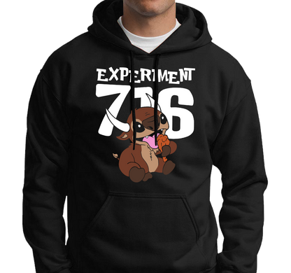 Sweatshirt Hoody, Black (50% cotton, 50% polyester)