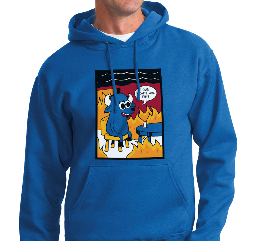 "Fine" Sweatshirt Hoody