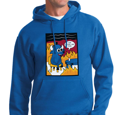 "Fine" Sweatshirt Hoody