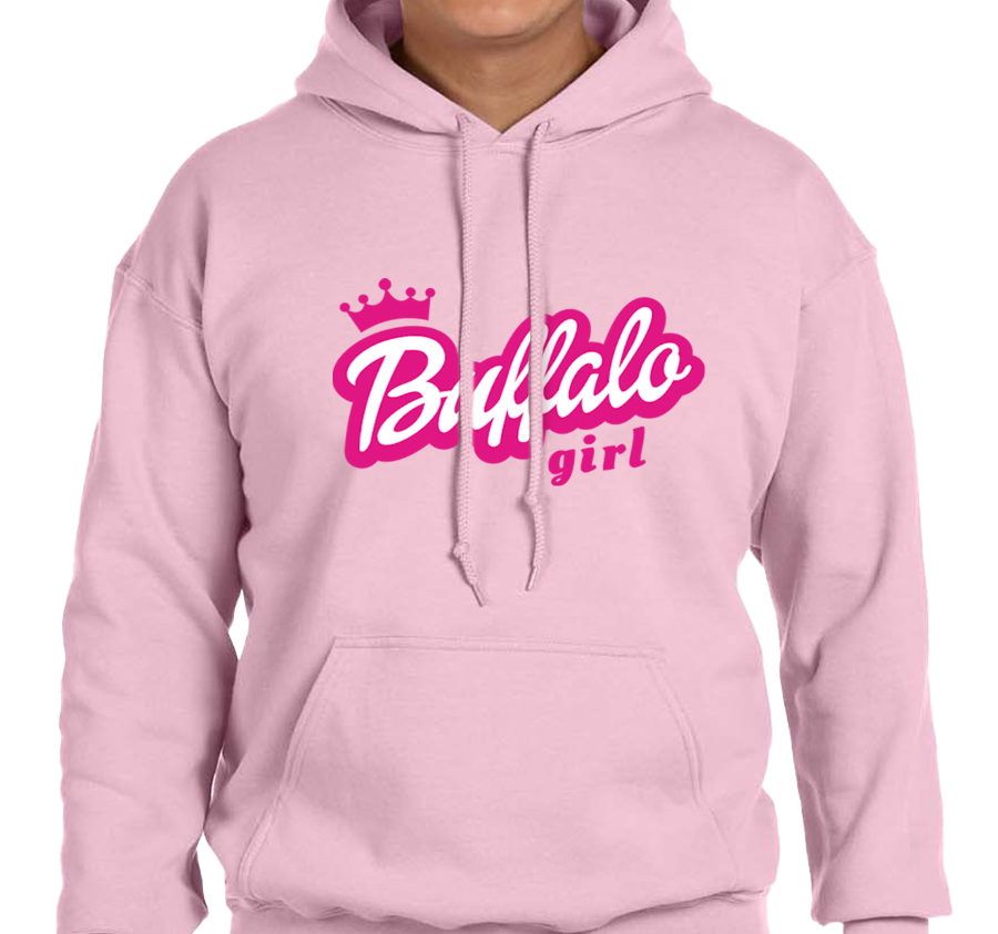 Sweatshirt Hoodie, Pink (50% cotton, 50% polyester)