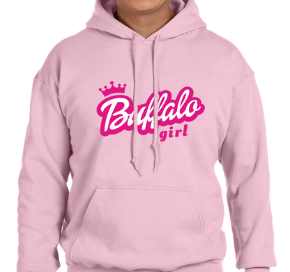 Sweatshirt Hoodie, Pink (50% cotton, 50% polyester)