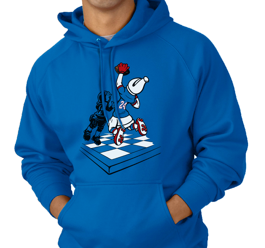 Sweatshirt Hoody, Royal (50% cotton, 50% polyester)
