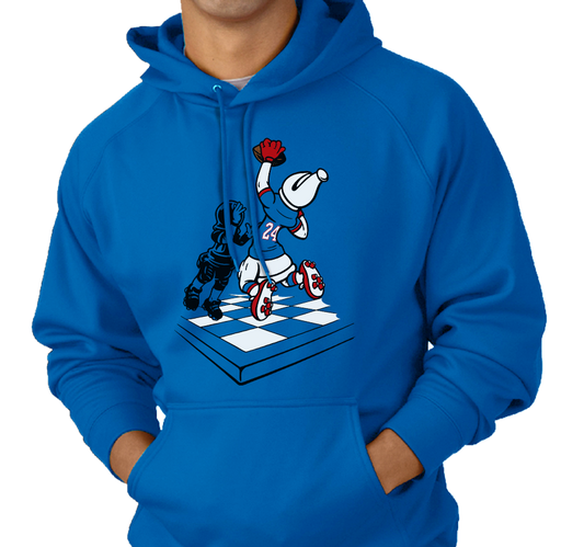 Sweatshirt Hoody, Royal (50% cotton, 50% polyester)