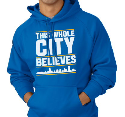 Sweatshirt Hoody, Royal (50% cotton, 50% polyester)