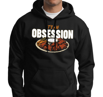 Sweatshirt Hoody, Black (50% cotton, 50% polyester)