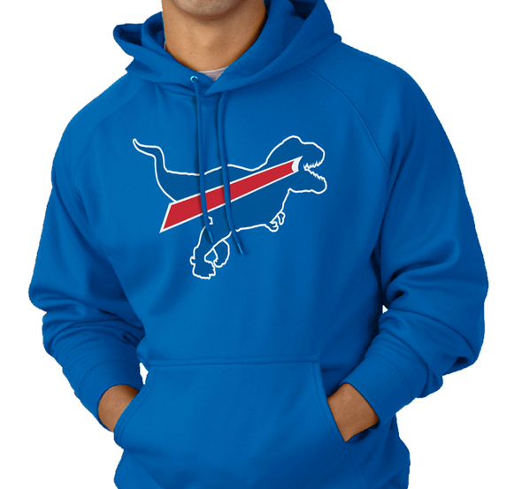 "Buffalosaurus Rex" Unisex Hoody (multiple color options)