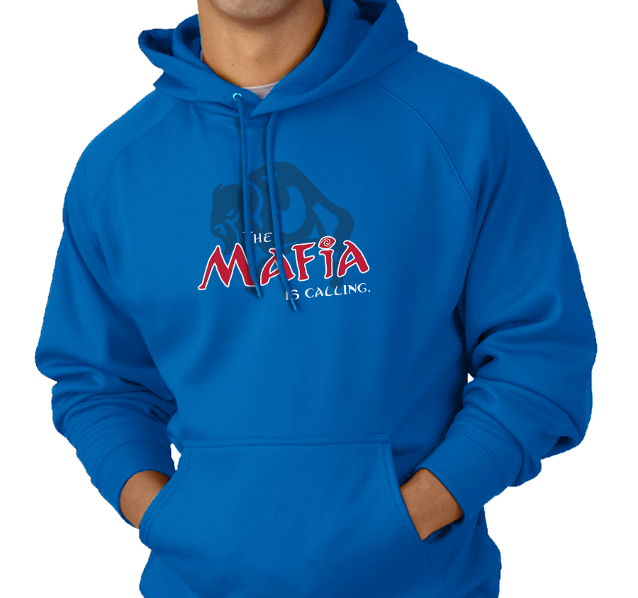 Sweatshirt Hoody, Royal (50% cotton, 50% polyester)