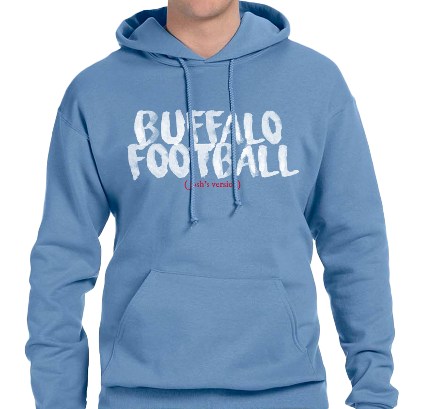 Sweatshirt Hoody, Carolina Blue (50% cotton, 50% polyester)