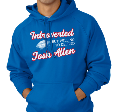 Sweatshirt Hoody, Royal (50% cotton, 50% polyester)