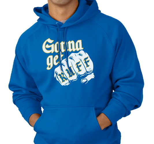 Sweatshirt Hoody, Royal (50% cotton, 50% polyester)
