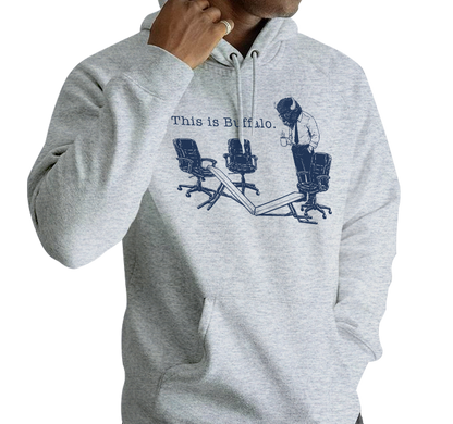 Sweatshirt Hoody, Ash (50% cotton, 50% polyester)