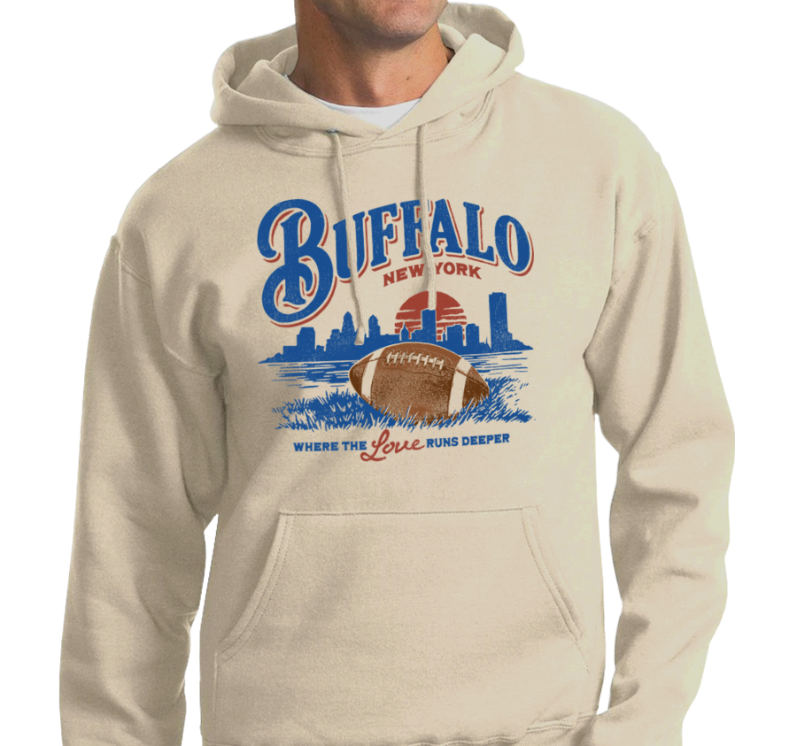 Sweatshirt Hoody, Sandstone (50% cotton, 50% polyester)