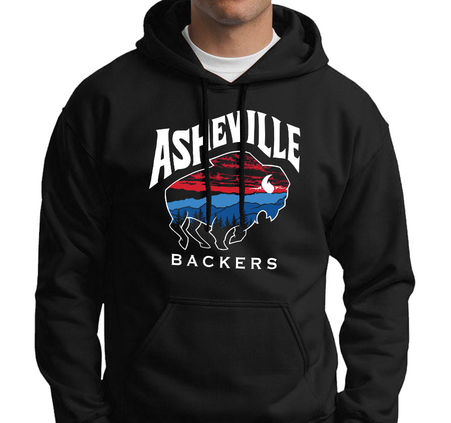 Sweatshirt Hoody, Black (50% cotton, 50% polyester)