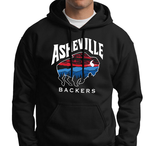 Sweatshirt Hoody, Black (50% cotton, 50% polyester)