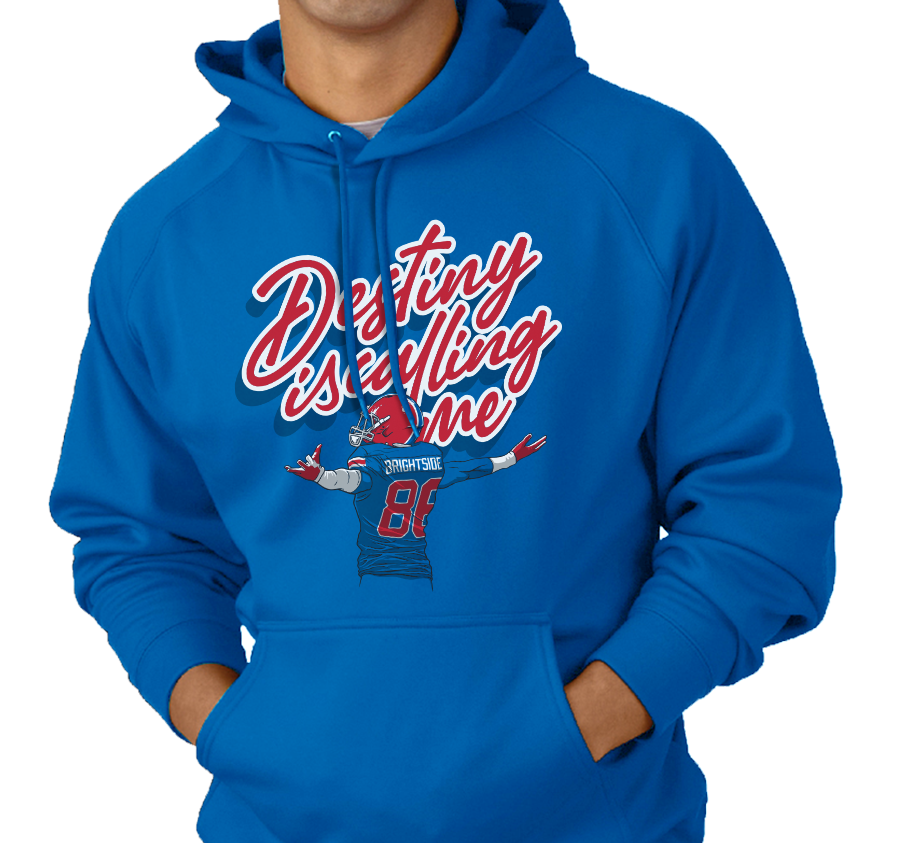 Sweatshirt Hoody, Royal (50% cotton, 50% polyester)