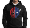 Sweatshirt Hoody, Black (50% cotton, 50% polyester)