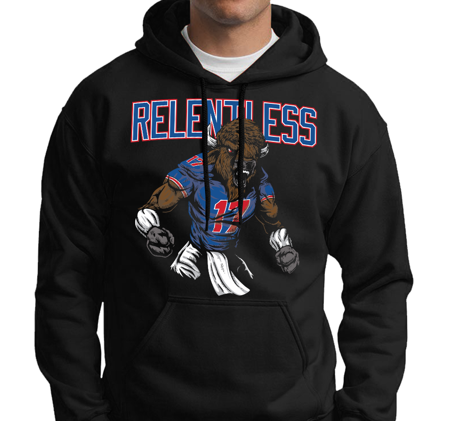 Sweatshirt Hoody, Black (50% cotton, 50% polyester)