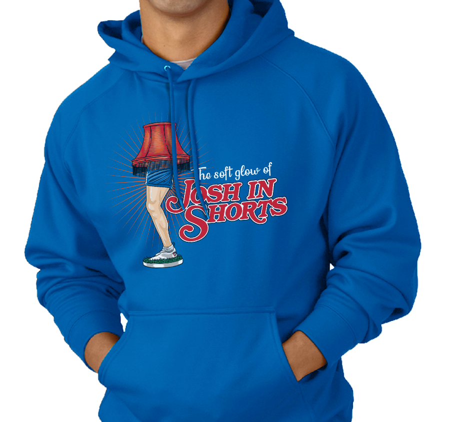 Sweatshirt Hoody, Royal (50% cotton, 50% polyester)