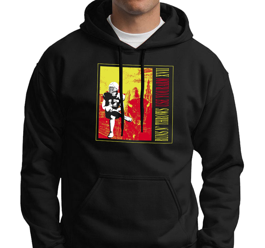 Sweatshirt Hoody, Black (50% cotton, 50% polyester)