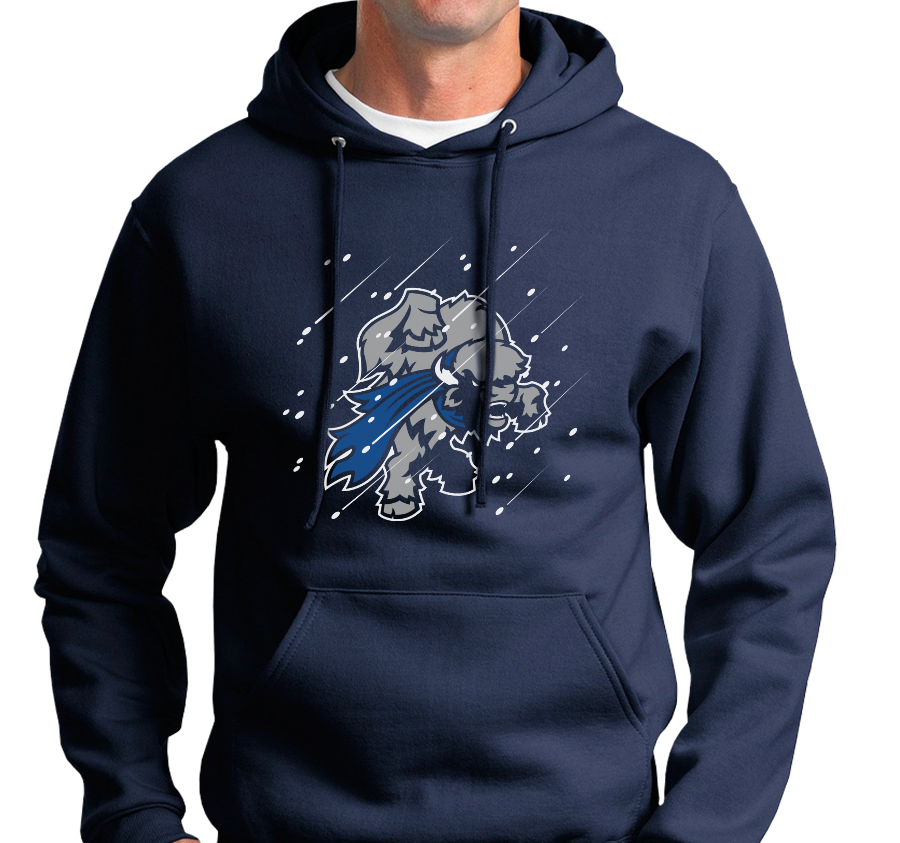 "Abominable Buffalo" (Winter Fury Edition) Sweatshirt Hoody